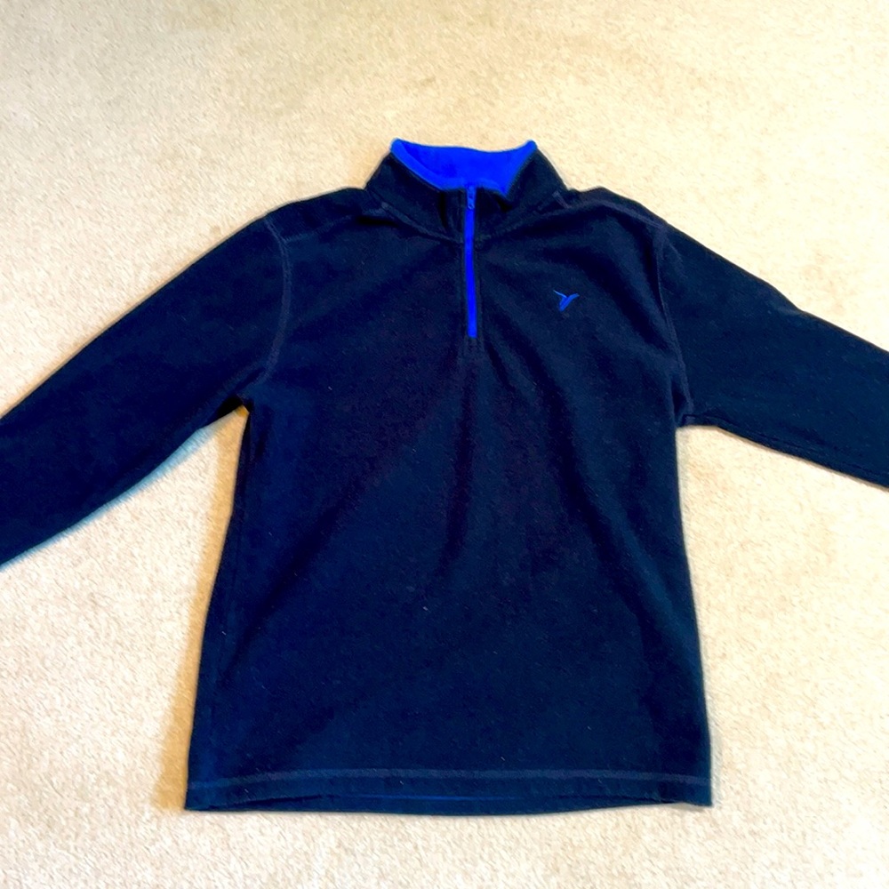 Navy blue long sleeve fleece